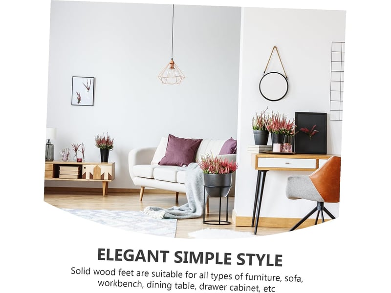  Meubles coniques obliques de table de remplacement pour meubles plaques de fer et vis inclus  - Conforama C