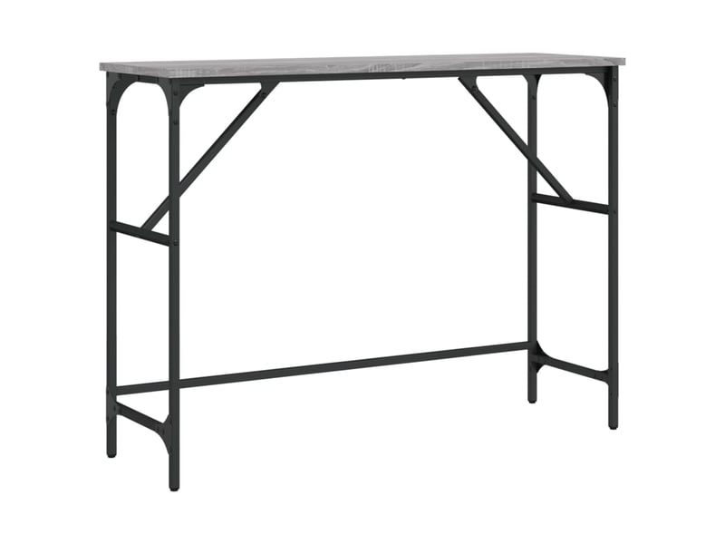  Table de chevet - table console sonoma gris 100x32x75 cm bois d'ingénierie  - Conforama A