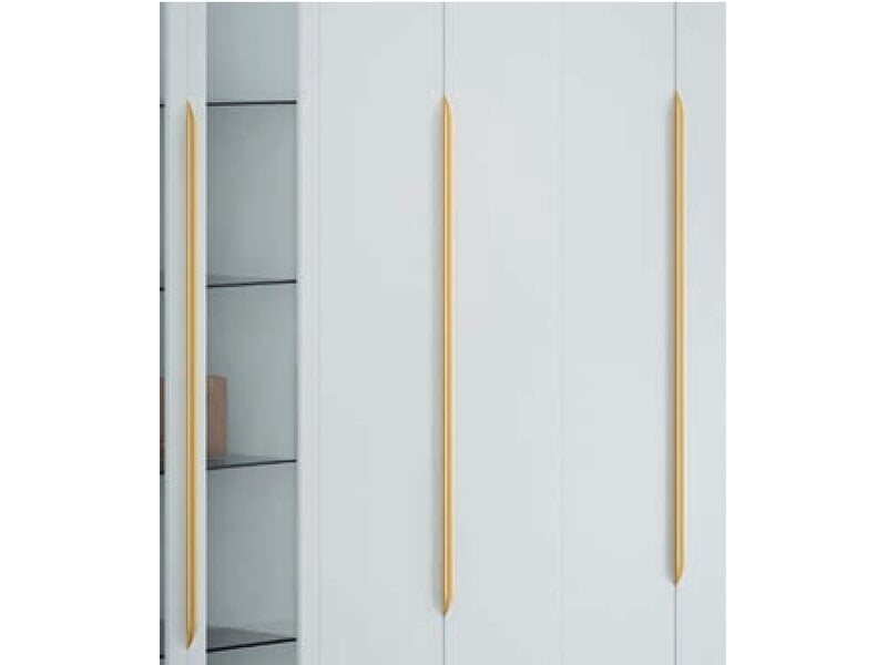 Boutons um-520 en or mat, 796 mm, en aluminium, style moderne  - Conforama B