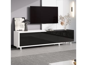 Meuble tv coloris bicolore 258 cm   