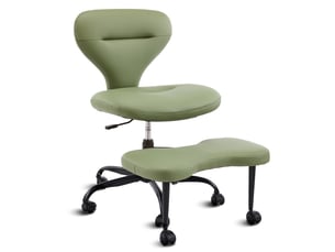 Chaise de bureau <strong>FLORAGRACE</strong> <strong></strong> avec assise réglable en hauteur
