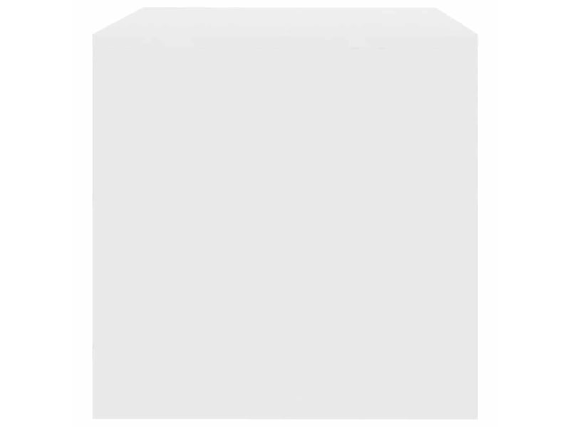  Meuble tv - banc tv - meuble de rangement blanc 100x40x40 cm bois d’ingénierie  - Conforama E