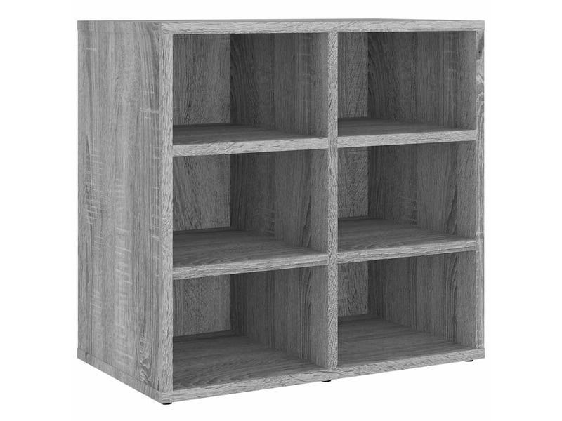  Armoires à chaussures 2 pcs, meuble à chaussures sonoma gris 52,5x30x50 cm  - Conforama E