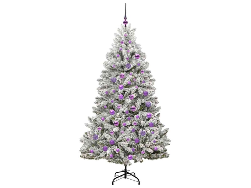 Sapin de noël - arbre de noël artificiel 180 cm 300 led blanc chaud  - Conforama D