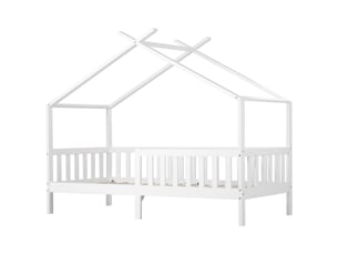 Lit cabane 90x200 cm DZMDIP   coloris blanc