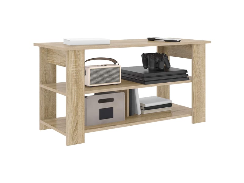  Support de télévision chêne sonoma 100x40x50 cm  - Conforama C