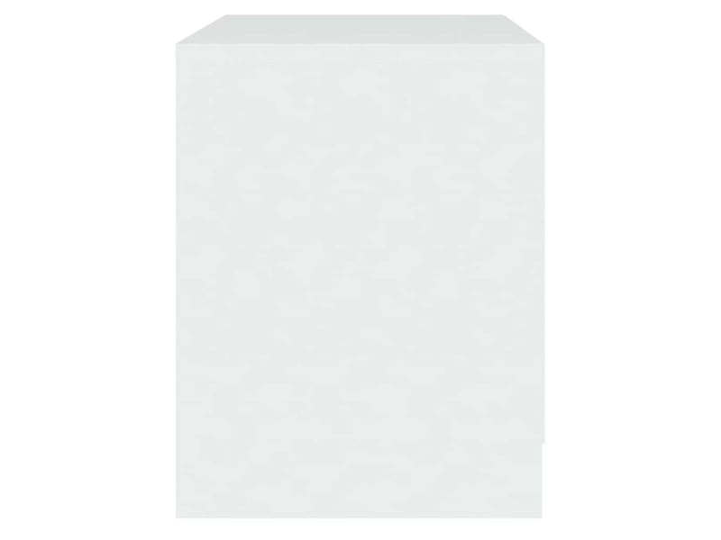 Table de chevet - cabinet de chevet - table de nuit blanc 45x34,5x44,5 cm bois d’ingénierie  - Conforama D