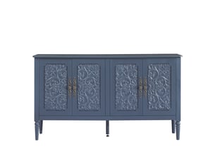 Buffet 4 porte(s) 0 tiroir(s) OKMYHOME - 160 cm coloris bleu