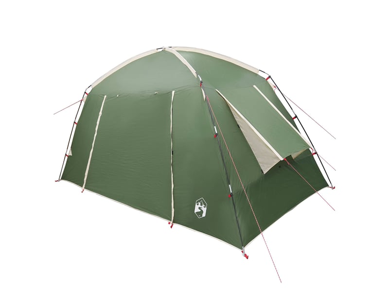  Tente de camping, tente cabane 4 personne vert polyester  - Conforama C