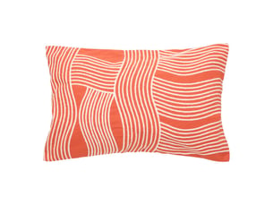 Coussin nippon line rectangulaire 38x58cm orange