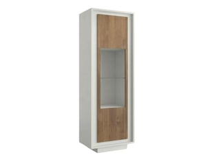 Vitrine coloris blanc 3 étagère(s) <strong>ALTOBUY</strong> <strong>AZONTO</strong> - 67 cmx197 cm