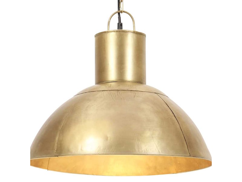  Lampe suspendue, suspension luminaire 25 w laiton rond 48 cm e27  - Conforama B