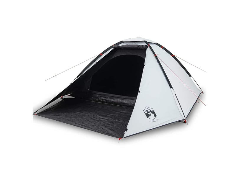  Tente de camping, tente à dôme 4 personnes tissu occultant imperméable shl82497  - Conforama A
