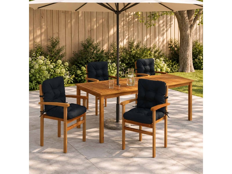Lot de 6 coussins de chaise à dossier haut vianen cf59397 - Conforama B