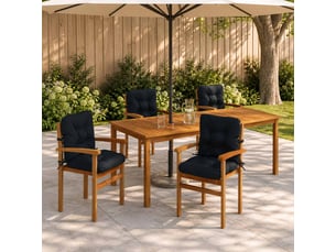 Lot de 6 coussins de chaise à dossier haut vianen cf59397