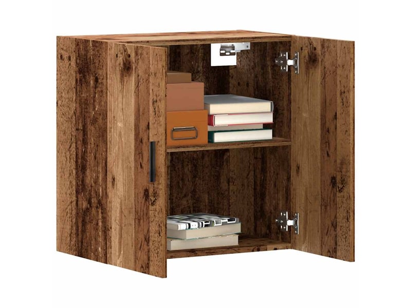  Armoire murale salon, meuble de rangement vieux bois 60x31x60 cm bois d'ingénierie shl7548  - Conforama B