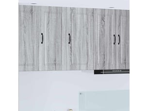 Meuble mural de cuisine, armoire de cuisine gris sonoma 40x31x80cm