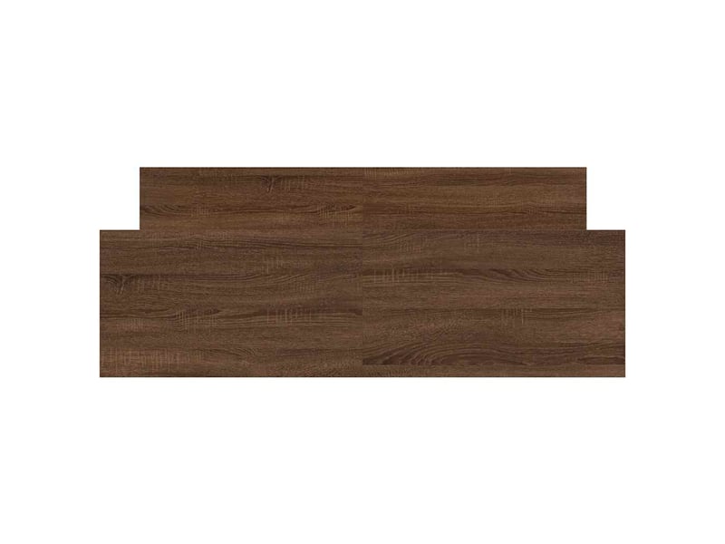  Lit double- lit adulte -  cadre de lit sans matelas chêne marron 120x190 cm  - Conforama D