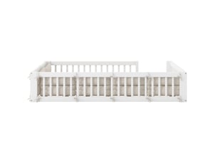 Lit avec rangement 90x200 cm DZMDIP coloris blanc