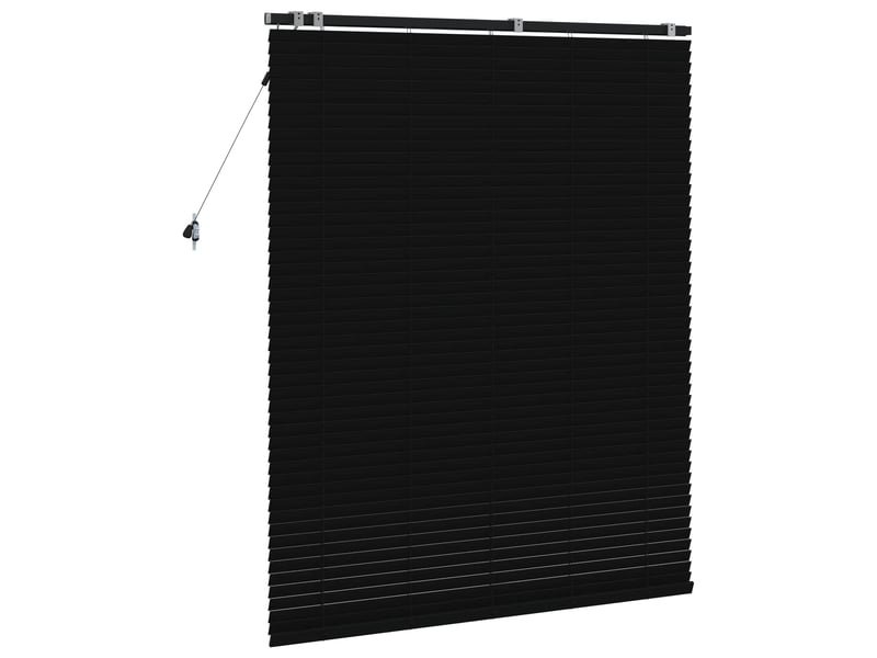  Store vénitien, store de fenêtre noir 140 x 160 cm 35 mm bois de paulownia massif cf48090  - Conforama D