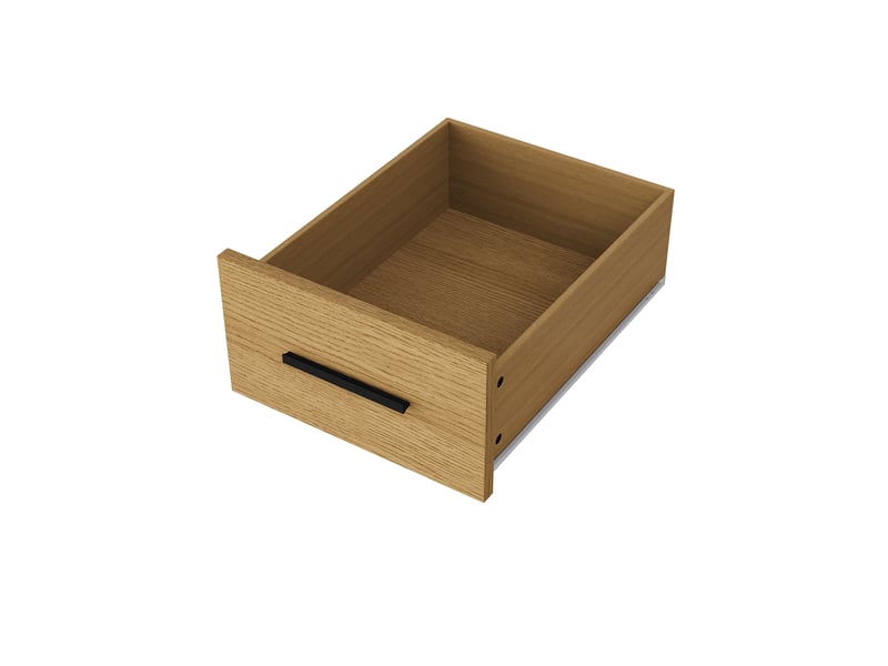  Armoire de penderie effet rotin avec 3 portes et 2 tiroirs - 80 x 52 x 166 cm - bois naturel - meuble de rangement  - Conforama D