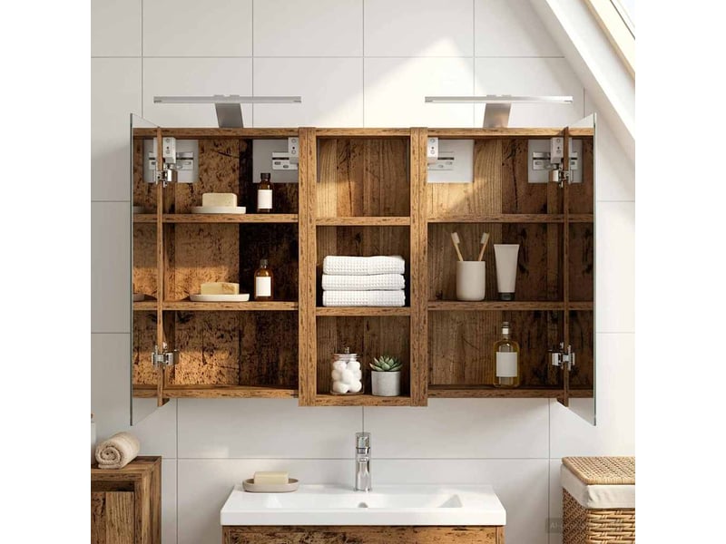  Ensemble de meubles de salle de bain 3 pcs 80x10.5x50 cm shl6394  - Conforama D