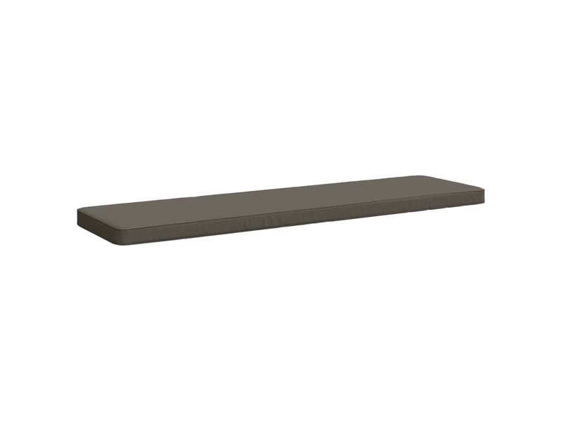  Lot de 2 coussins de banc, coussins d'assise vught 100 % polyester gris cf57969  - Conforama D