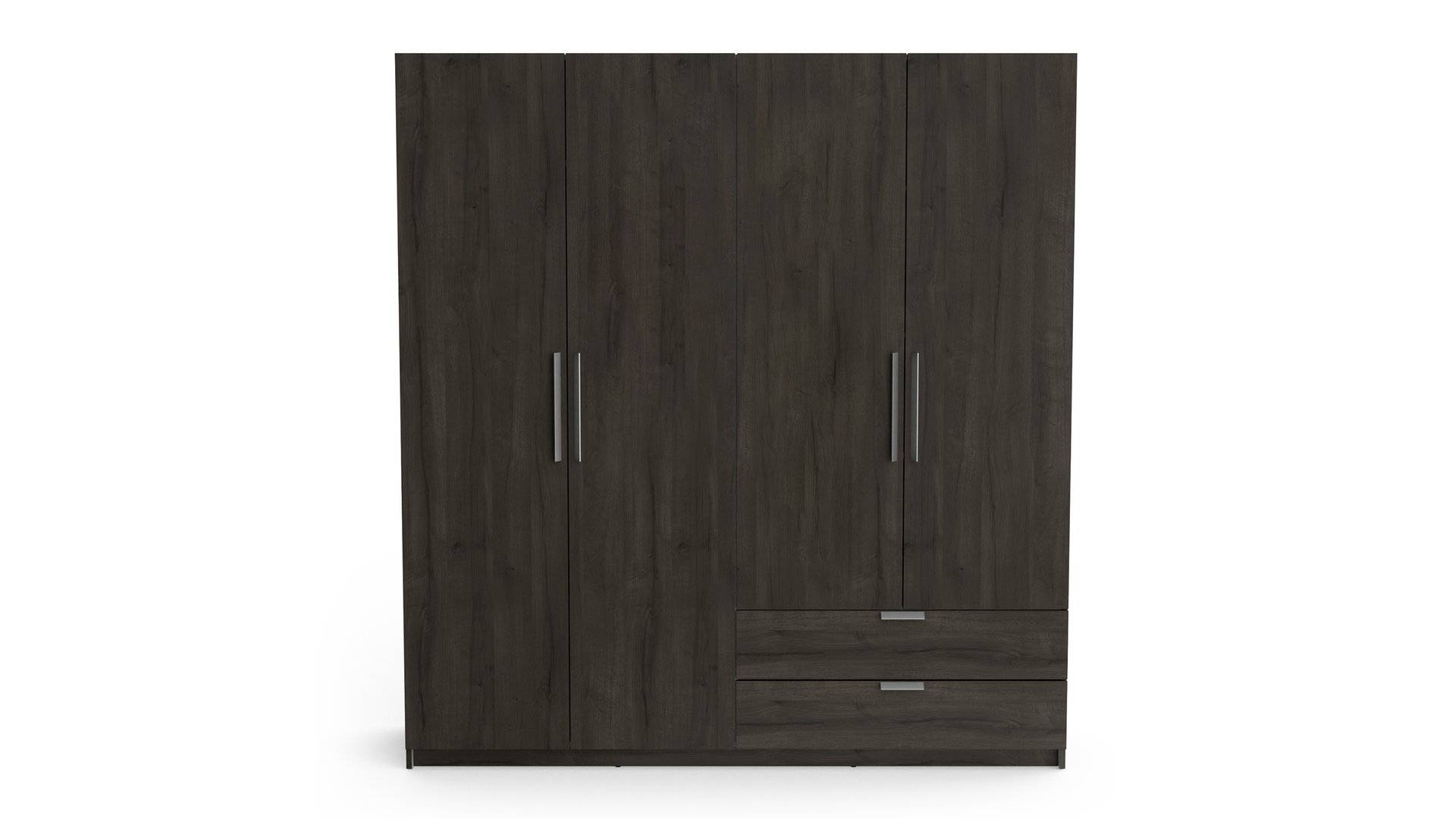 Armoire GLORY bois foncé 191.5 Conforama
