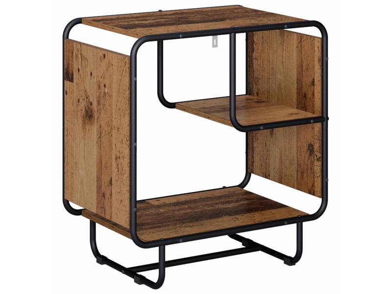  Buffet salon, buffet de rangement bois ancien 60x37,5x64,5 cm bois d'ingénierie  - Conforama E