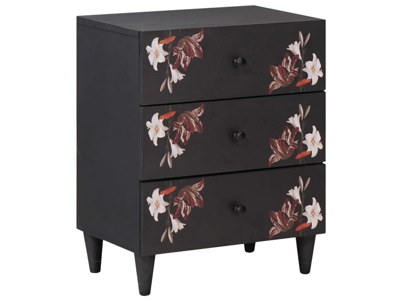 Table de chevet avec tiroir multicolore 50 x 33 x 60 cm - Conforama B