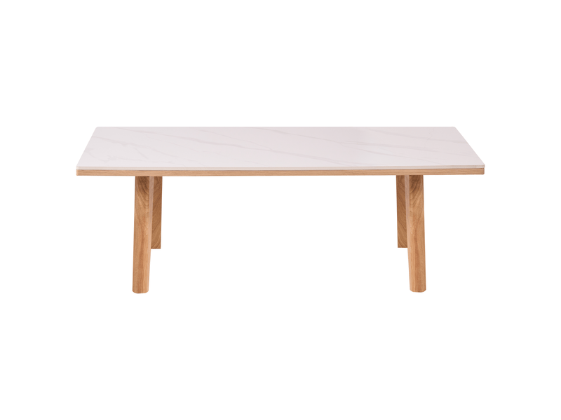  Table basse walker marbre blanc  - Conforama D