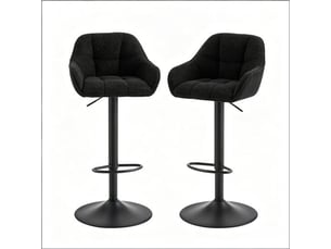 tabouret de bar ATELIER CONFORTIEL - noir vendu Par paire