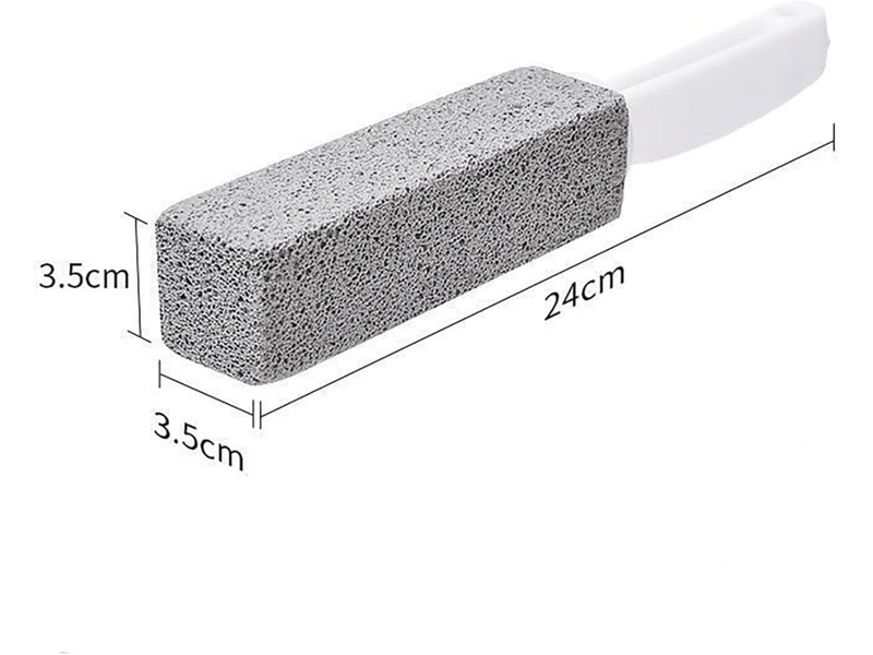  Nettoyant pour toilettes en pierre ponce, pierre ponce pour le nettoyage des toilettes, pierre ponce pour toilettes avec poignée (paquet de 2)  - Conforama B