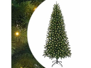 Sapin de noël - arbre de noël artificiel vert 180 cm pe et pvc