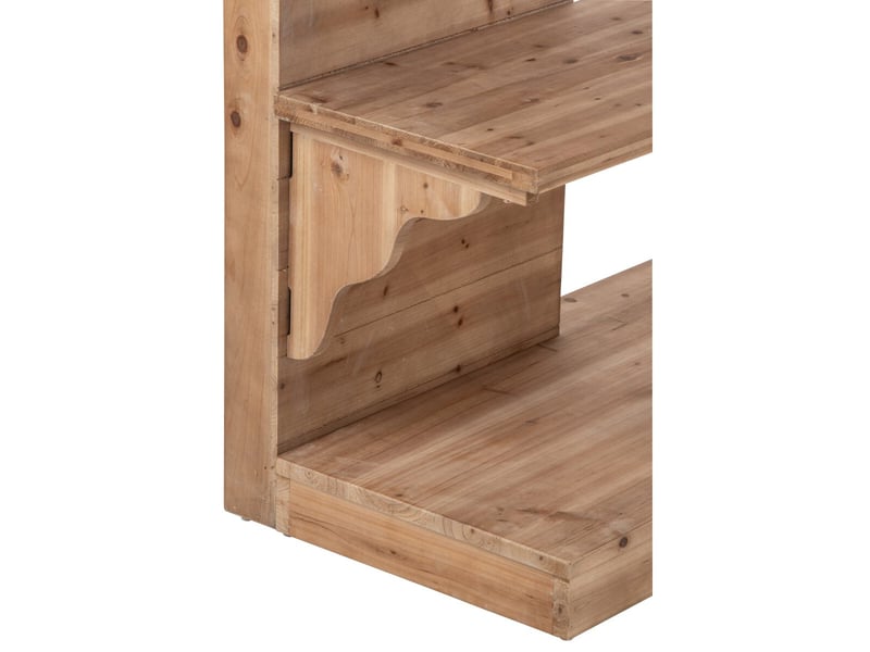  Étagère chalet en bois basile 240cm naturel  - Conforama E