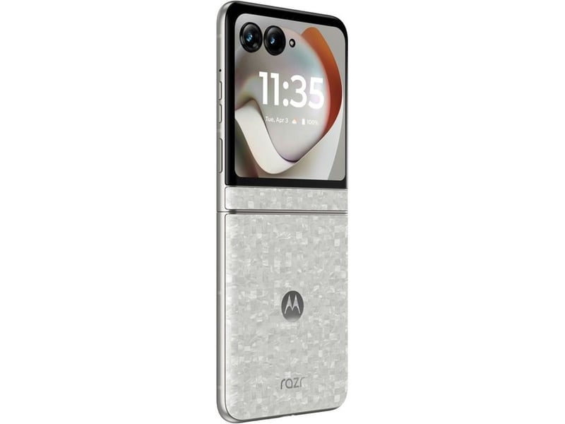 Smartphone pliable 5g razr 70 8 go 256 go blanc bright white MOTORAZR708256W - Conforama C