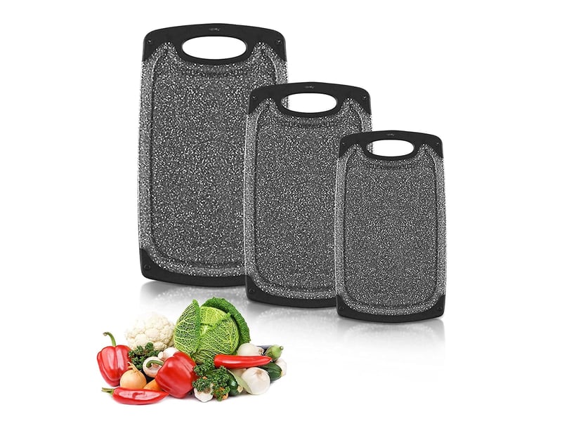  Lot de 3 planches à découper alimentaires en pp – pour viande, légumes et fruits  - Conforama A
