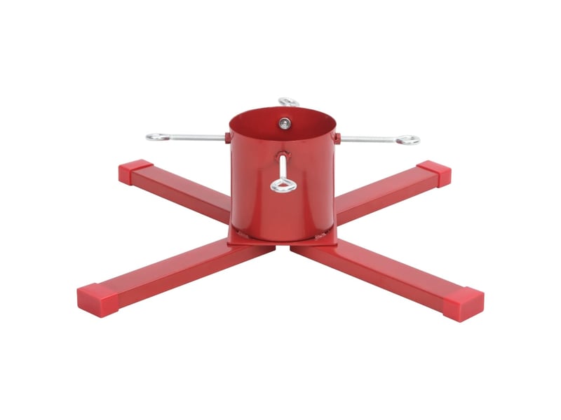  Support de sapin de noël rouge 61x61x15,5 cm  - Conforama D