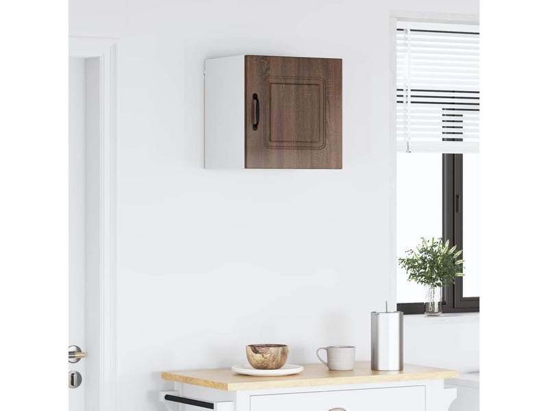 Meuble mural de cuisine | armoire de cuisine chêne brun 40x31x40cm shl2126  - Conforama D