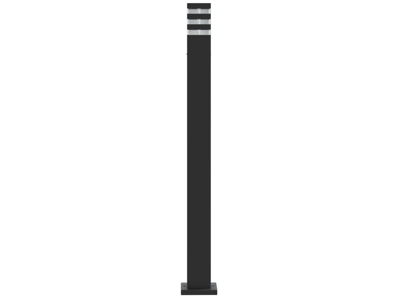  Lampadaire d'extérieur 110 cm aluminium noir 02_0042506  - Conforama E