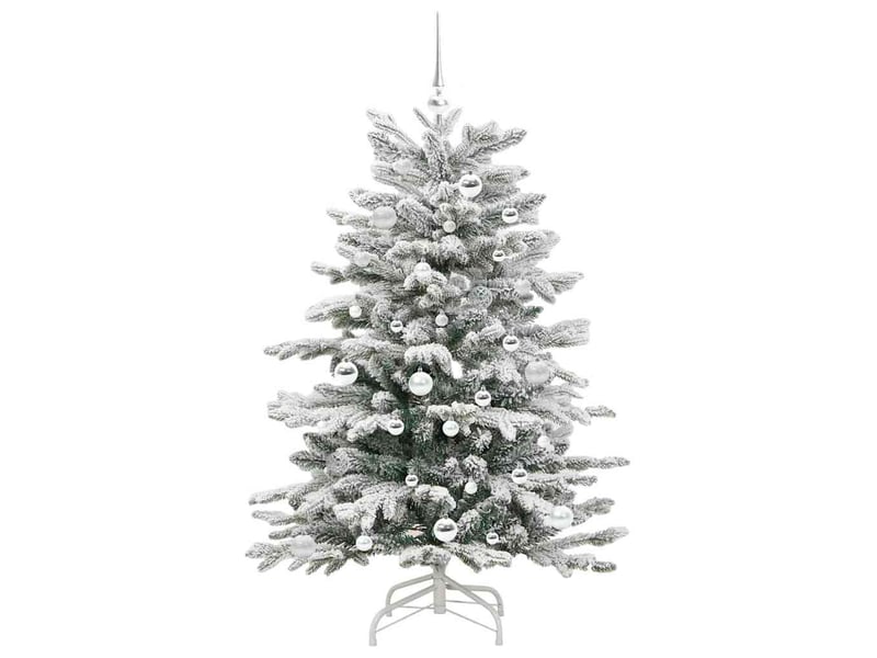 Sapin de noël, arbre de noël artificiel à branches articulées blanc 150 cm shl1971 - Conforama D