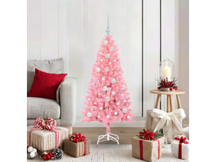 Sapin de noël - arbre de noël rose 120 cm pvc
