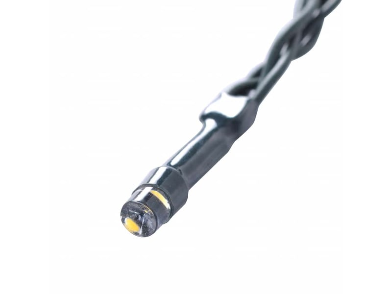  Guirlande lumineuse, éclairage de noël solaire à led 24 lumières 3,8 m 2 pcs cf62453  - Conforama E