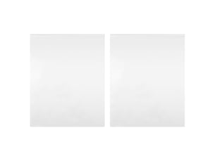 Lot de 2 films de miroir auto-adhésive 45x100 cm pet cf62670