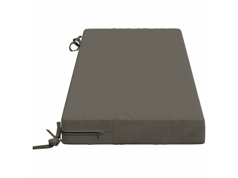  Coussin de banc, coussin d'assise, coussin de canapé soest 100 % polyester gris 120 x 40 x 8 cm cf53265  - Conforama D