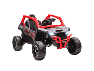 Voiture électrique kawasaki teryx krx 1000 sous licence, 12 v, pour enfants, avec télécommande et suspension arrière, rouge.