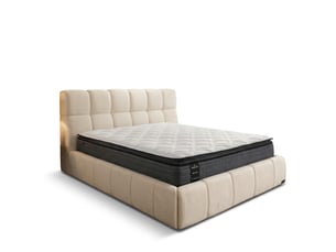 Ensemble matelas et sommier 160x200 cm Ressorts+latex+mémoire forme <strong>Sampur</strong> <strong>PREMIUM</strong> soutien Medium épaisseur 29 cm