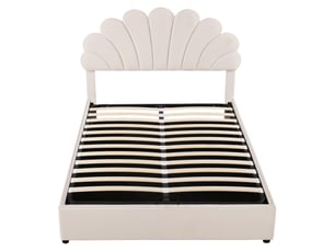 Lit coffre 140x200 cm MAISONORA coloris beige