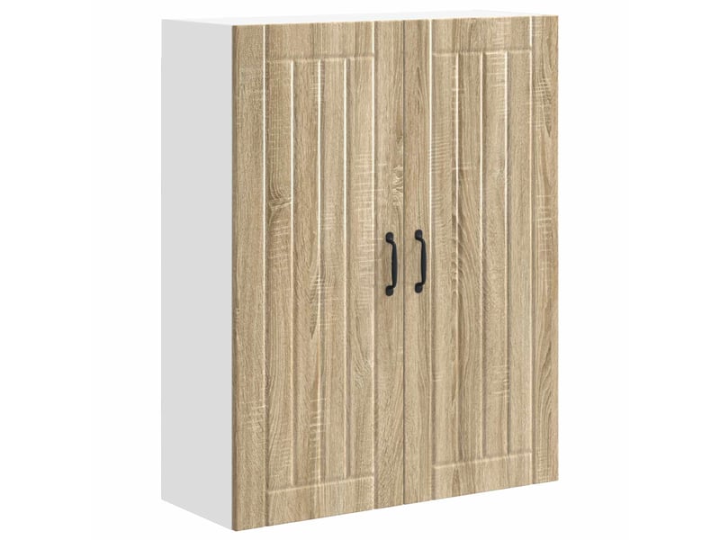  Meuble mural de cuisine, armoire de cuisine chêne sonoma 80x31x100cm shl2484  - Conforama A