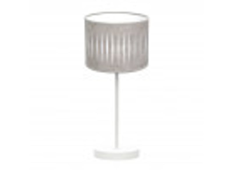  Lampe à poser fabrilamp piron e14 coloris blancciment gris 42 x 17 x 17 cm 177271028 - Conforama B